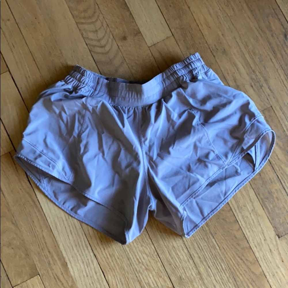 Lululemon Hotty Hot Lavender Shorts